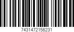 Código de barras (EAN, GTIN, SKU, ISBN): '7431472156231'