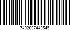 Código de barras (EAN, GTIN, SKU, ISBN): '7432097440545'