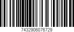 Código de barras (EAN, GTIN, SKU, ISBN): '7432906076729'