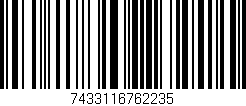 Código de barras (EAN, GTIN, SKU, ISBN): '7433116762235'