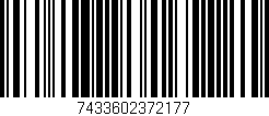 Código de barras (EAN, GTIN, SKU, ISBN): '7433602372177'