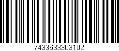 Código de barras (EAN, GTIN, SKU, ISBN): '7433633303102'