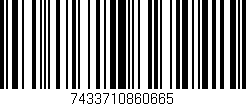 Código de barras (EAN, GTIN, SKU, ISBN): '7433710860665'