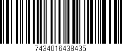 Código de barras (EAN, GTIN, SKU, ISBN): '7434016438435'