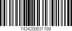 Código de barras (EAN, GTIN, SKU, ISBN): '7434209031788'
