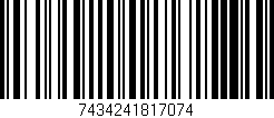 Código de barras (EAN, GTIN, SKU, ISBN): '7434241817074'