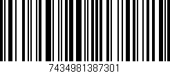 Código de barras (EAN, GTIN, SKU, ISBN): '7434981387301'