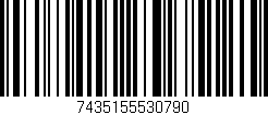 Código de barras (EAN, GTIN, SKU, ISBN): '7435155530790'