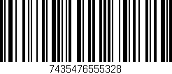 Código de barras (EAN, GTIN, SKU, ISBN): '7435476555328'