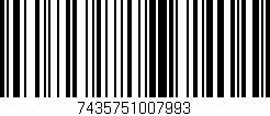 Código de barras (EAN, GTIN, SKU, ISBN): '7435751007993'