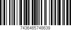 Código de barras (EAN, GTIN, SKU, ISBN): '7436465748639'