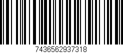 Código de barras (EAN, GTIN, SKU, ISBN): '7436562937318'