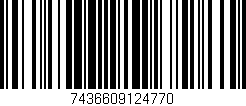 Código de barras (EAN, GTIN, SKU, ISBN): '7436609124770'