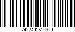 Código de barras (EAN, GTIN, SKU, ISBN): '7437402513679'