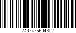 Código de barras (EAN, GTIN, SKU, ISBN): '7437475694602'