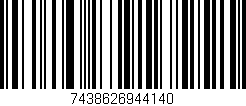 Código de barras (EAN, GTIN, SKU, ISBN): '7438626944140'