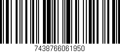 Código de barras (EAN, GTIN, SKU, ISBN): '7438766061950'