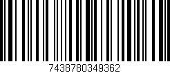 Código de barras (EAN, GTIN, SKU, ISBN): '7438780349362'
