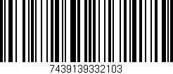 Código de barras (EAN, GTIN, SKU, ISBN): '7439139332103'