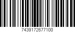 Código de barras (EAN, GTIN, SKU, ISBN): '7439172677100'