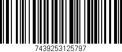 Código de barras (EAN, GTIN, SKU, ISBN): '7439253125797'