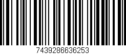 Código de barras (EAN, GTIN, SKU, ISBN): '7439286636253'