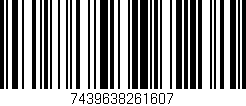 Código de barras (EAN, GTIN, SKU, ISBN): '7439638261607'