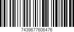 Código de barras (EAN, GTIN, SKU, ISBN): '7439677606476'