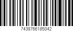 Código de barras (EAN, GTIN, SKU, ISBN): '7439766185042'