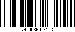Código de barras (EAN, GTIN, SKU, ISBN): '7439866036176'