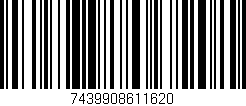 Código de barras (EAN, GTIN, SKU, ISBN): '7439908611620'