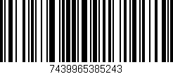 Código de barras (EAN, GTIN, SKU, ISBN): '7439965385243'