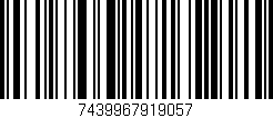 Código de barras (EAN, GTIN, SKU, ISBN): '7439967919057'