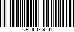 Código de barras (EAN, GTIN, SKU, ISBN): '7450008784731'