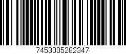 Código de barras (EAN, GTIN, SKU, ISBN): '7453005282347'
