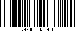 Código de barras (EAN, GTIN, SKU, ISBN): '7453041029609'