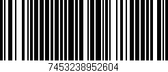 Código de barras (EAN, GTIN, SKU, ISBN): '7453238952604'