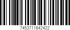 Código de barras (EAN, GTIN, SKU, ISBN): '7453711842422'