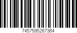 Código de barras (EAN, GTIN, SKU, ISBN): '7457595267364'