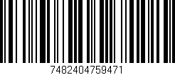 Código de barras (EAN, GTIN, SKU, ISBN): '7482404759471'