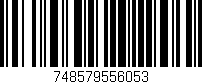 Código de barras (EAN, GTIN, SKU, ISBN): '748579556053'