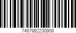 Código de barras (EAN, GTIN, SKU, ISBN): '7487982230909'