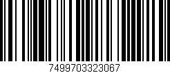 Código de barras (EAN, GTIN, SKU, ISBN): '7499703323067'