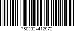 Código de barras (EAN, GTIN, SKU, ISBN): '7503824412972'