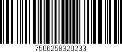 Código de barras (EAN, GTIN, SKU, ISBN): '7506258320233'