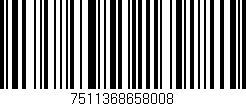 Código de barras (EAN, GTIN, SKU, ISBN): '7511368658008'