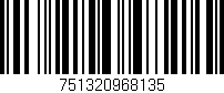 Código de barras (EAN, GTIN, SKU, ISBN): '751320968135'