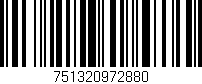 Código de barras (EAN, GTIN, SKU, ISBN): '751320972880'