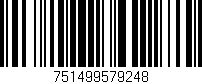 Código de barras (EAN, GTIN, SKU, ISBN): '751499579248'