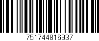 Código de barras (EAN, GTIN, SKU, ISBN): '751744816937'